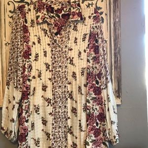 XL Cotton pretty Spring Blouse
